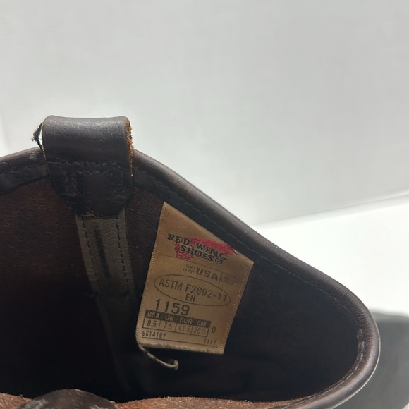 Red Wings Boots Super Sole 11" Soft Toe Pull On Work Boot 1159 Men's Size 8.5 D - Picture 8 of 9